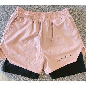 APEX ApexLite 3.0 Training Shorts Pink Blush Size Medium‎ NWOT